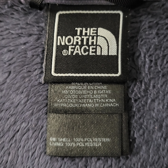THE NORTH FACE Osito Fleece Jacket Full Zip in Steel Blue Women's XS - Picture 4 of 6